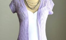 Leaf Lace Cardigan Free Knitting Pattern
