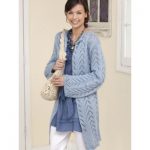 Long & Lacy Knit Jacket Free Pattern