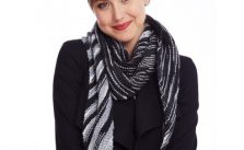 Oblique Kerchief Free Knitting Pattern