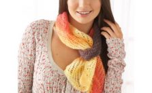 Patons All About You Scarf Free Easy Women’s Knit Pattern