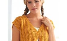 Patons Cable Lace Bolero
