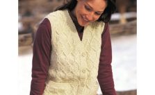 Patons Diamond Texture Vest