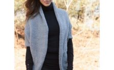 Patons Glam Smart Vest Free Knitting Pattern