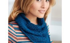 Patons Kerchief Free Easy Women’s Scarf Knit Pattern
