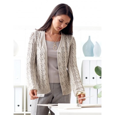 Patons Lace and Cable Cardigan
