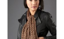 Patons Lace and Cable Detail Scarf Free Pattern