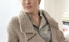 Lapel Cardigan – Free Knitting Pattern