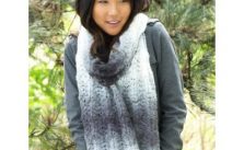 Patons Lofty Ripple Scarf Free Knitting Pattern