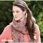 Patons Mesh Lace Scarf Free Knitting Pattern