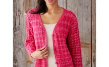 Patons Mixed Stitch Cardigan Free Knit Pattern