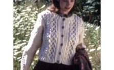 Patons Shortie Cabled Cardigan Free Women’s Knit Pattern