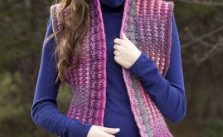 Poetry in Motion Vest Free Knitting Pattern