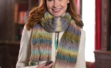 Reversible Cable Scarf Free Knitting Pattern