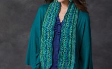 Ripple on the Side Scarf