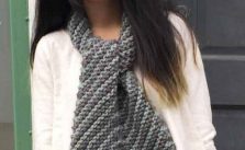 Diagonal Scarf Pattern by Debbie Bliss