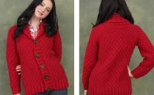 Shawl Collar Cardigan Free Knitting Pattern