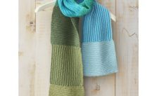Shifting Colors Free Beginner Scarf Knit Pattern