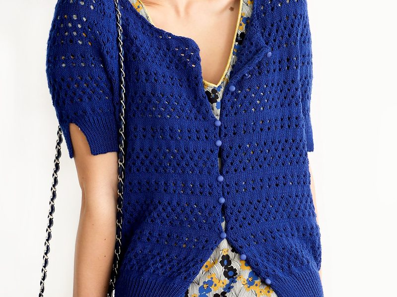 Summer Cardigan – Free Lace Knitting Pattern
