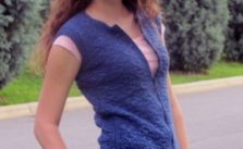 Textured Weekend Vest Free Knitting Pattern