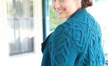 Vale Cabled Cardigan Free Knit Pattern