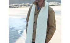 Waffle Stitch Scarf Free Knit Pattern