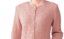 Wave Pattern Cardigan Free Knit Pattern