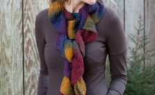 Waver scarf free knitting pattern