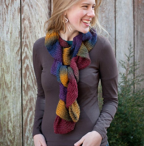 Waver scarf free knitting pattern