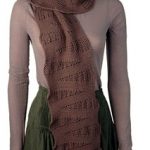 Wedge free scarf knitting pattern
