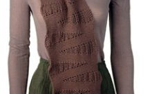 Wedge free scarf knitting pattern