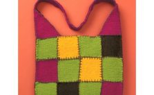 Patons Felted & Knit Patchwork Bag