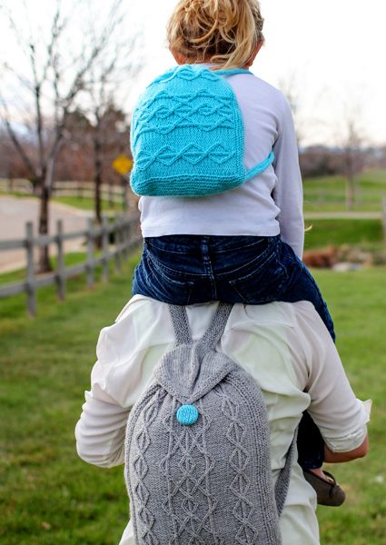 Adventure Cable Backpack Free Knitting Pattern