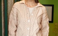 Alexi Classic Cabled Jacket Free Knit Pattern