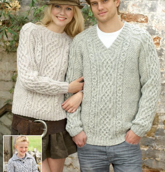 Amazing Aran Sweaters Free Knitting Pattern