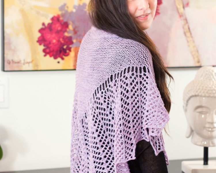 Arrowhead Lace Free Shawl Pattern