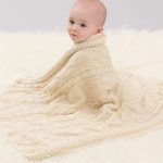 Baby Loves Cables Throw Free Knitting Pattern