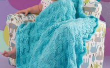 Baby Waves Blanket Free Knitting Pattern