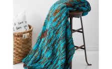 Big Basketweave Blanket Free Beginner Knit Pattern