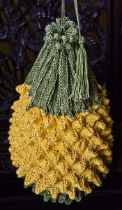 Big Pineapple Bag Free Knitting Pattern