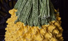 Big Pineapple Bag Free Knitting Pattern