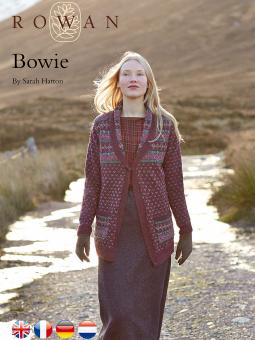 Bowie Fair Isle Long Cardigan Free Knitting Pattern