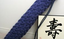 Cabled Yoga Bag Free Knitting Pattern