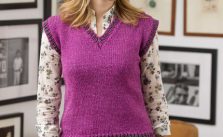 Classic Vest Free Knitting Pattern