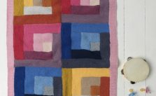 Cleckheaton Log Cabin Baby Rug