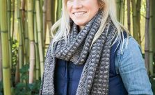 Columns Scarf Pattern Free Knitting