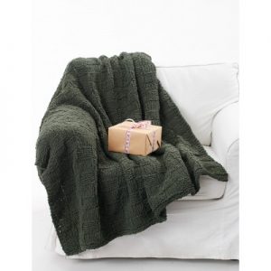 Cozy Checkerboard Afghan Free Knitting Pattern