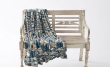 Crystal Lace Blanket Free Knitting Pattern