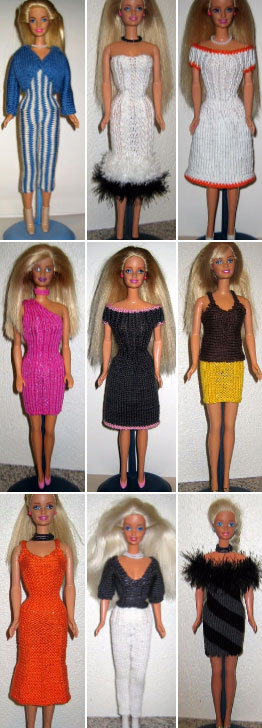 Barbie Doll Knitted Patterns