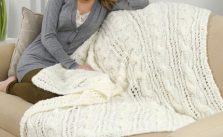 Dreamy Decor Throw Free Knitting Pattern