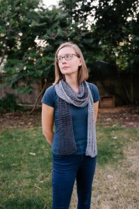 Drop Alpaca Scarf